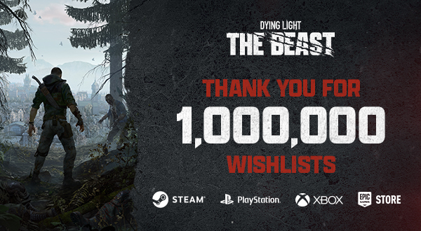 Thank you for 1 million wishlists