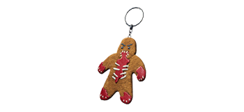 Gingerbread Infected Charm